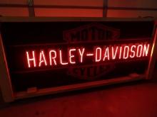 Harley Davidson Motorcycles Bullnose Neon Sign