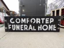 Comforted Funeral Home Neon Double-Bullnose Sign