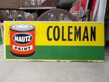 Coleman Mautz Paint Sign