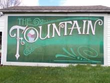 Soad Fountain Painted Sign