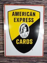 American Express Credit Card Flange Sign