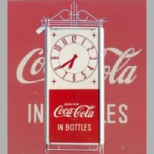Drink Coca-Cola In Bottles Clock Sign