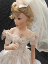 Vintage Ashton Drake Galleries Paulette Bride Porcelain Doll 20in