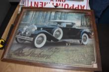 1930 Packard Picture with Clock