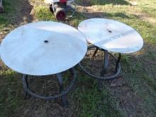 Pair Of Round Tables