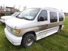 03 Ford E250 Travel Van, Per Consignor: Runs Good Needs Ball Joints, Has Ti