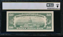 1963A $50 Cleveland FRN PCGS 66PPQ