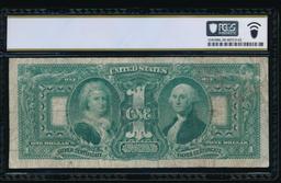 1896 $1 Educational Silver Certificate PCGS 20