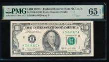 1969C $100 St Louis FRN PMG 65EPQ