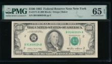 1985 $100 New York FRN PMG 65EPQ