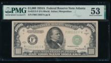 1934A $1000 Atlanta FRN PMG 53