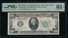 1934D $20 New York FRN PMG 65EPQ
