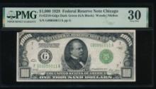 1928 $1000 Chicago FRN PMG 30