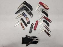 (15Pcs.) ASSORTED FOLDING KNIVES AND MULTI TOOL