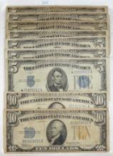 Currency Variety: $5 & $10 Notes