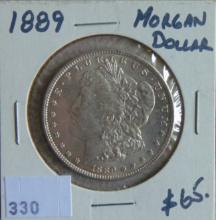 1889 Morgan Dollar.