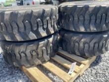 New Set Of (4) SKS-1 12-16.5 Skid Loader Tires