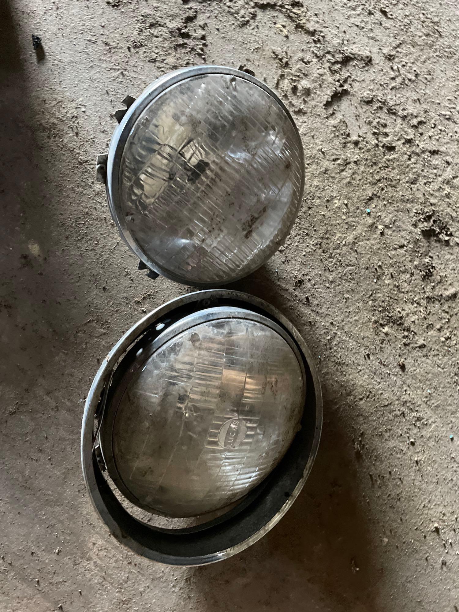 Vintage Car Headlights and Parts
