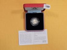 2003 Great Britain Proof Deep Cameo Piedfort Silver One Pound