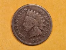 Semi-Key 1871 Indian Cent