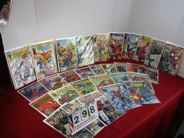 Marvel Comic Spiderman Mixed Comic Books-Lot of 30-E