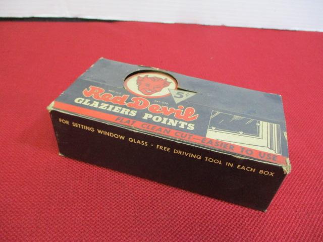 Red Devil Points Early Advertising Box