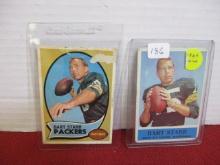 Pair of Vintage Bart Starr Trading Cards