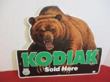 Kodiak Embossed Advertising Tin Sign