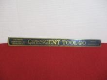 Early Crescent Tool Co. Brass Badge