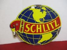 Schlitz Porcelain Advertising Sign