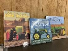 3 Farm Tractor History Books - (Nice) 150 - 400 pg Books