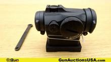 AIMPOINT MICRO T-2 Red Dot Sight. Excellent. Flat Black Finish on Sight with Front and Rear lens Cap