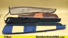 Gran Club, Allen, Etc. Soft Gun Cases . Good Condition . Lot of 4; Assorted Long Gun Soft, Zipper Ca