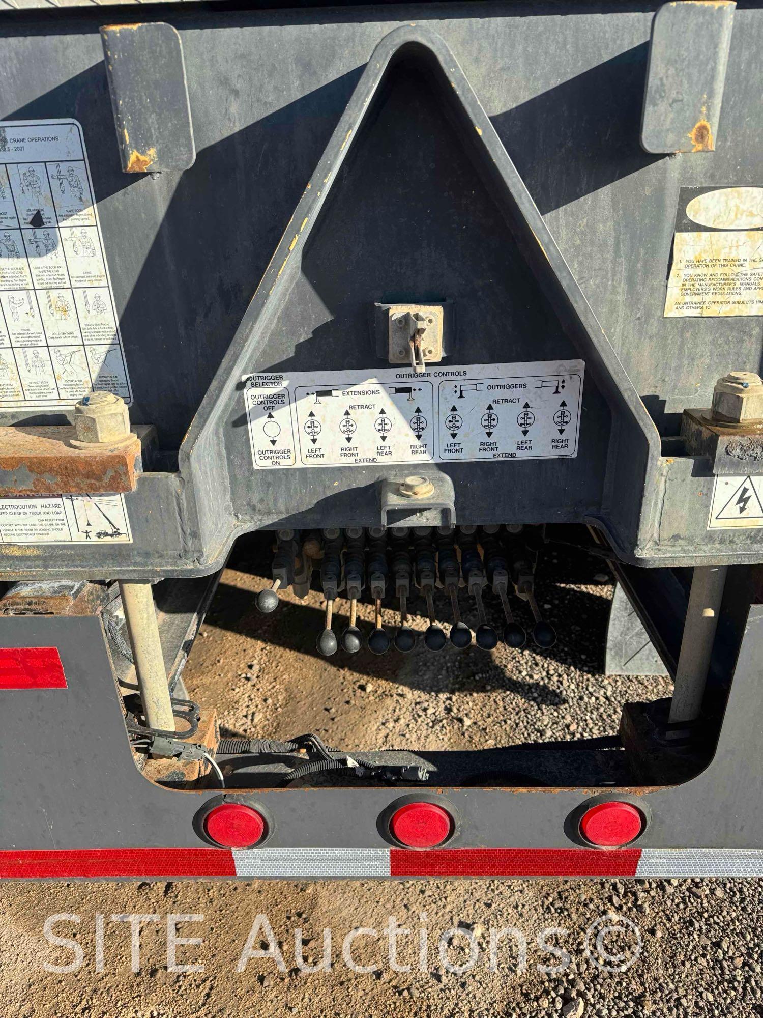 2015 Peterbilt 365 Quad/A Crane Truck w/ Manitex 50155SHL Crane