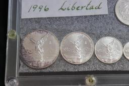 1996 Mexican Silver Coins