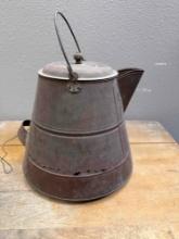 Large Copper Coffee Pot