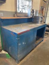 Work Bench w/ Lower Cupboard Storage