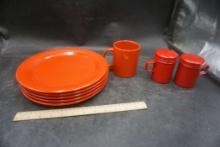 Waechtersbach Plates, Mug & Shakers
