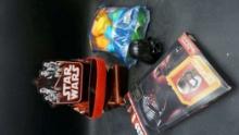 Star Wars Items - Basket, Valentines Day Cards, Darth Head & Halloween Exchange Candy