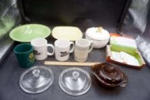 Mugs, Wall Hanging Strips, Bowls, Lids, Containers (Small Chips)