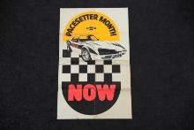 1978 Chevrolet Corvette Pace Car Large Advertising Poster