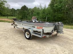 Glasport Bass Boat With Trailer