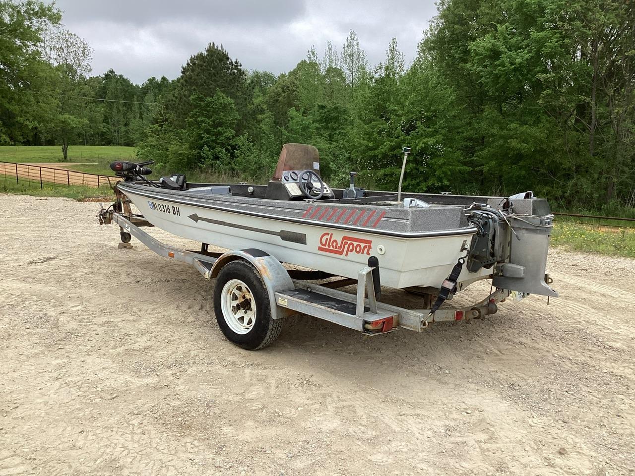 Glasport Bass Boat With Trailer