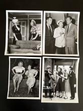 I Love Lucy Group of (4) Television Photos