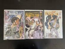 3 Issues Star Wars Princess Leia Comic #1 #3 & #4 Marvel Comics