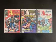 3 Issues of A-TEAM Comics Full Series #1-3 Marvel 1984 Bronze Age Comics