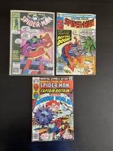 3 Issues Marvel Tales #195 Marvel Team Up #66 & #142 Marvel Comics Bronze Age Comics