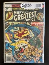 Marvels Greatest Comics Marvel Comic #71 Bronze Age 1977 Fantastic Four