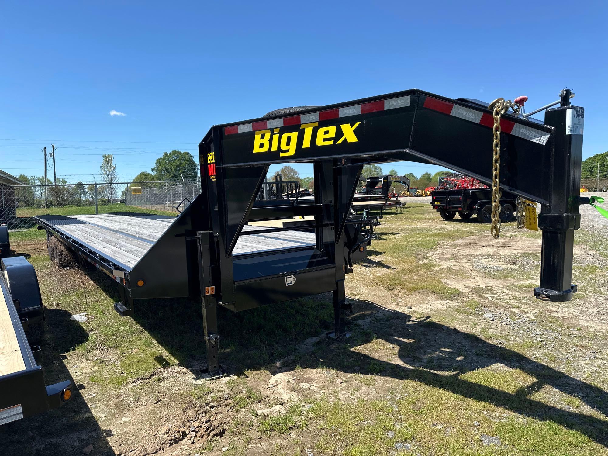 2023 BIG TEX 22GN-35-HDTS 35FT T/A GOOSENECK TRAILER HYDRAULIC DOVETAIL 12 TON