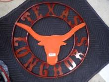 Metal Texas Longhorns Sign
